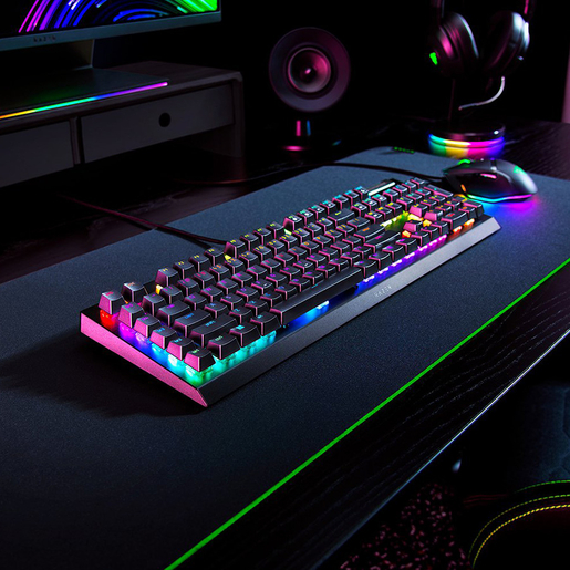 Razer gaming tastatura BlackWidow V4 X - Mechanical Gaming Keyboard (Green Switch) - US Layout