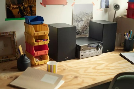 PHILIPS Mini linija TAM4505/12, USB, MP3-CD, Bluetooth, FM