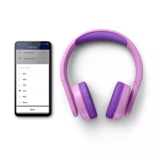 PHILIPS Bluetooth® dječije slušalice TAK4206PK/00, Pink