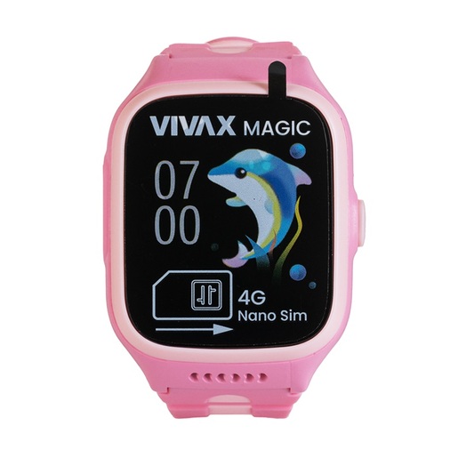 VIVAX Smart Kids pametni sat 4G MAGIC, Pink