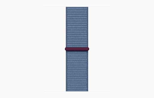 Apple Watch SE2 v2 GPS, 44mm, Silver Aluminium Case, Winter Blue Sport Loop
