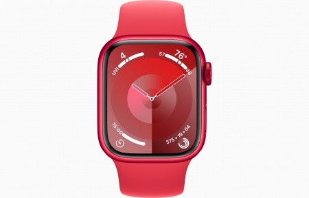 Apple Watch S9 GPS, 45mm, (PRODUCT)RED Aluminium Case, (PRODUCT)RED Sport Band - M/L