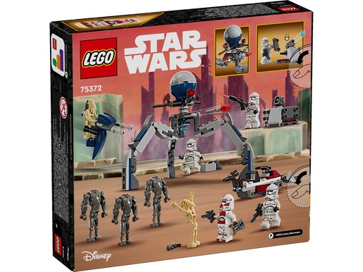LEGO Star Wars TM Bojni komplet: klonirani vojnik™ i bojni droid™ 75372