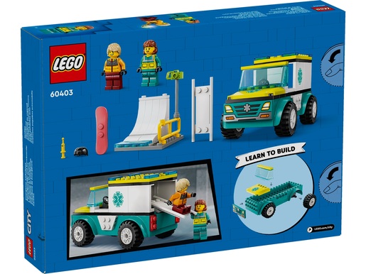 LEGO City Hitna pomoć i snowboarder 60403