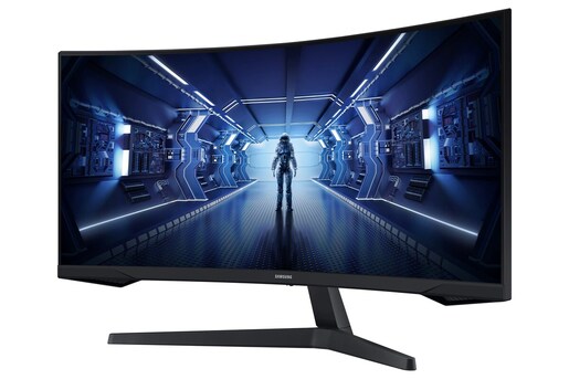 SAMSUNG monitor Odyssey G55T Gaming LC34G55TWWPXEN, UWQHD 3440x1440, 34 VA, 250 cd/m2, AMD FreeSync Premium, HDR10, HDMI, DP, 165Hz, 1ms