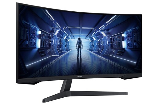 SAMSUNG monitor Odyssey G55T Gaming LC34G55TWWPXEN, UWQHD 3440x1440, 34 VA, 250 cd/m2, AMD FreeSync Premium, HDR10, HDMI, DP, 165Hz, 1ms