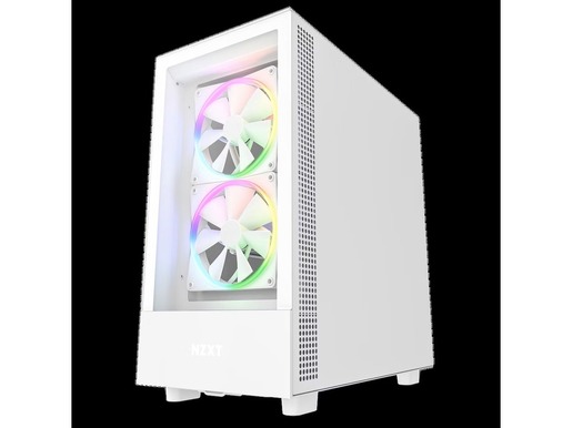 NZXT kućište H5 Elite White Mini-ITX, Micro-ATX, ATX Mid-Tower, 3x Fans