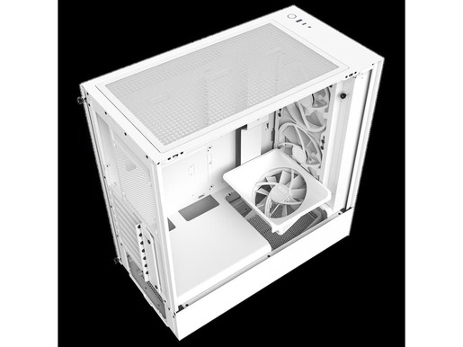 NZXT kućište H5 Elite White Mini-ITX, Micro-ATX, ATX Mid-Tower, 3x Fans