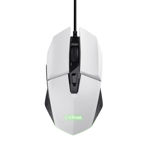 Trust gaming miš GXT109B Felox, žičani, bijeli