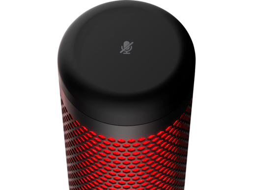 HyperX gaming mikrofon QuadCast USB Microphone (Black-Red)Red Lighting