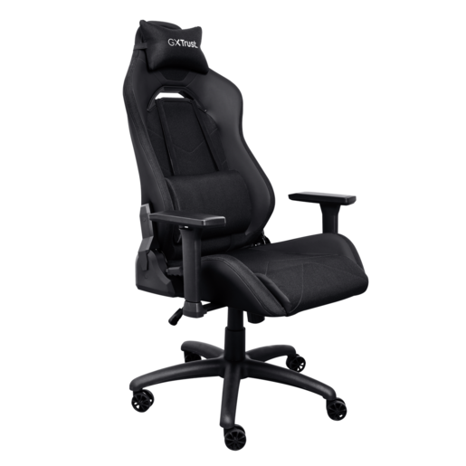 Trust gaming stolica GXT 714 RUYA, crna, udobna, podesiva, ergonomska, eco materijal