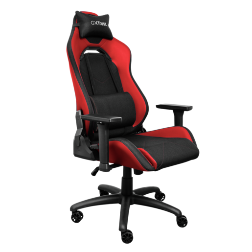 Trust gaming stolica GXT 714R RUYA, crvena, udobna, podesiv ergonomska, eko materijal