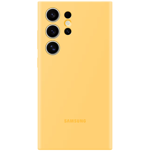 Maksa za Samsung Galaxy S24 Ultra, Silicone Case Yellow, EF-PS928TYEGWW