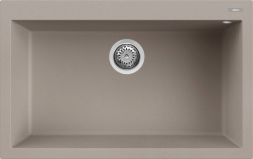 Elleci sudoper Quadra 130 / Tortora Matt G43 / granitek - sivo smeđi