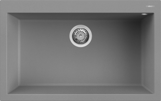 Elleci sudoper Quadra 130 / Titanium Metal M73 / granitek - sivi