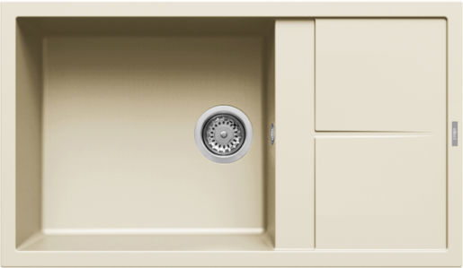 Elleci sudoper Unico 410 / Bianco Antico Classic G62 / granitek - bijeli