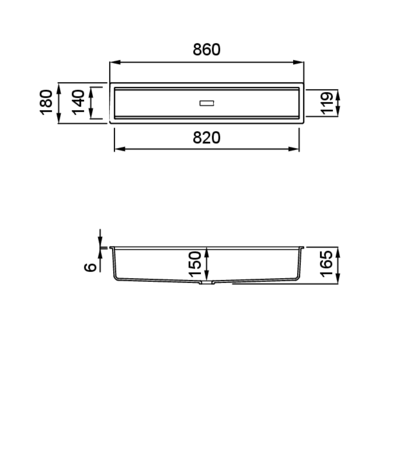 Elleci kanalica za sudoper Diaologo 360 / Cavern Clay K83 / keratek - glina