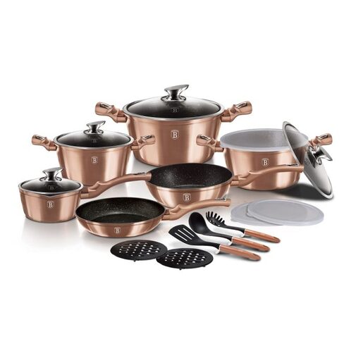 Berlinger Haus set posuđa Metallic Line Rose Gold BH/7034