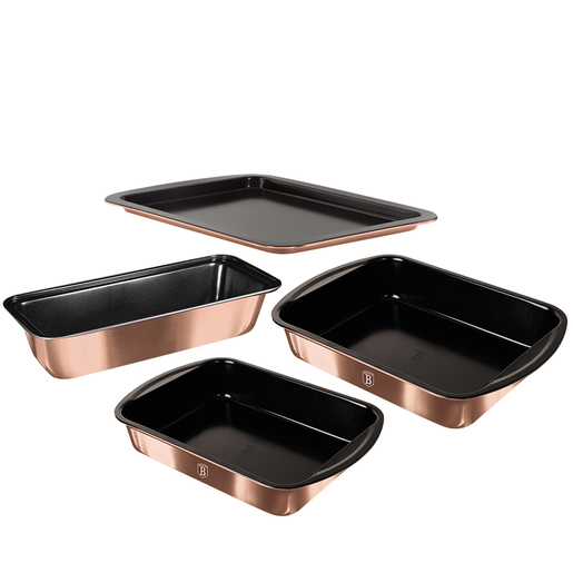 Berlinger Haus set pekača Metallic Line Rose Gold Edition 4/1 / BH/7621