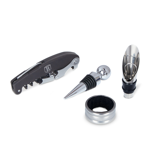 Berlinger Haus set za vino Black Silver Collection 4/1 / BH/2000