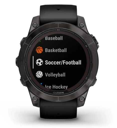 GARMIN Fenix 7 PRO Sapphire SOLAR pametni sat, Tamnosivi titanijski sa DLC slojem i crnim remenom, 47mm, 010-02777-11