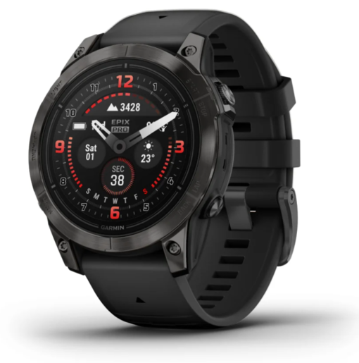 GARMIN EPIX PRO g2 pametni sat, 47mm, Sapphire Carbon Gray DLC Tit. Black, 010-02803-11
