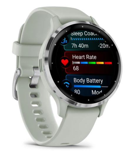 GARMIN Venu 3S pametni sat, Silver Sage Gray, 41mm, 010-02785-01