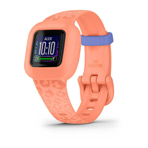 GARMIN Vivofit jr. 3 Peach Leopard fitness narukvica,  010-02441-03,