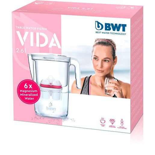 BWT bokal Vida bijeli + 6x magnezijum filter