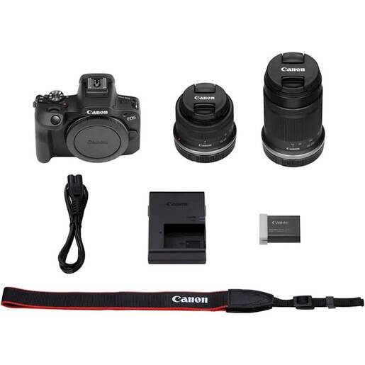 CANON Fotoaparat R100 RFS 18-45mm + RFS 55-210mm IS STM