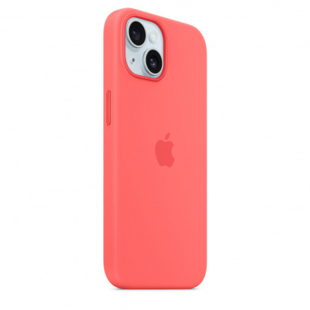 Apple iPhone 15 Silicone Case w MagSafe - Guava