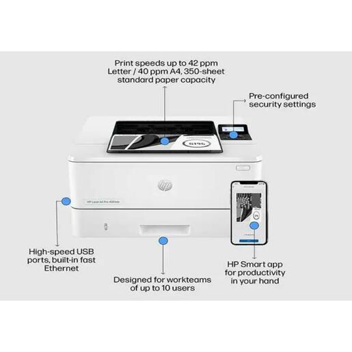 HP printer LaserJet Pro 4003dw 2Z610A