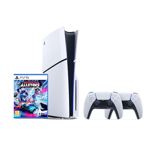PlayStation 5 Slim D chassis + PS5 Dualsense Wireless Controller +  GRATIS Destruction AllStars PS5