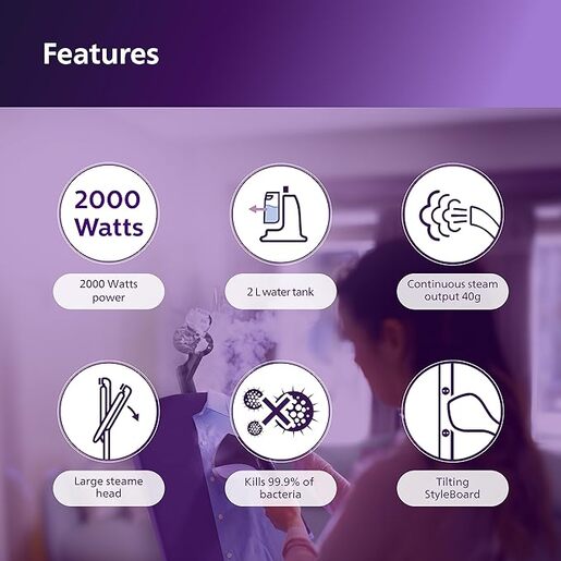 PHILIPS vertikalna pegla na paru na stalku STE3160\30