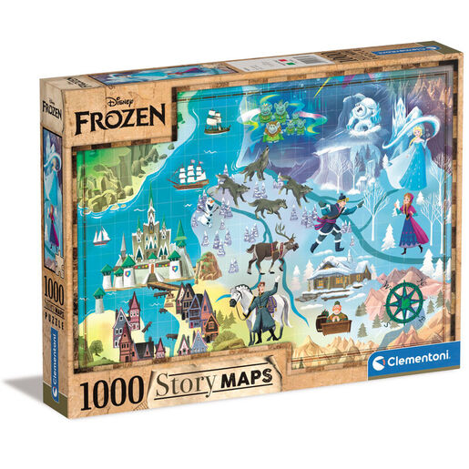 Clementoni puzzle disney maps frozen