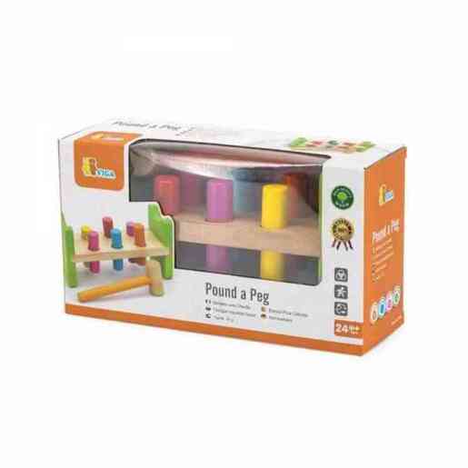 Viga drvena igra s čekićem 50827