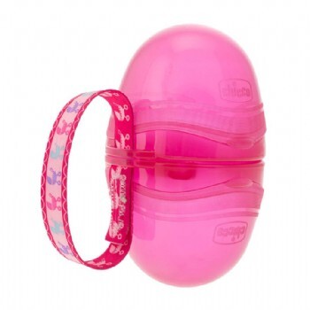 Chicco dvostrana kutija za dude, roza