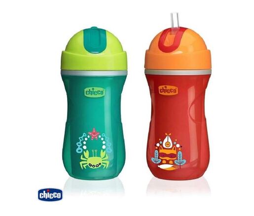 Chicco čaša Sport sa slamkom 14m+, Neutral