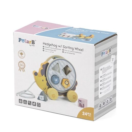 Viga drvena igračka jež s oblacima 44025