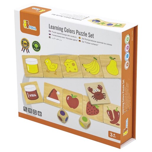Viga drveni set učimo boje 44505