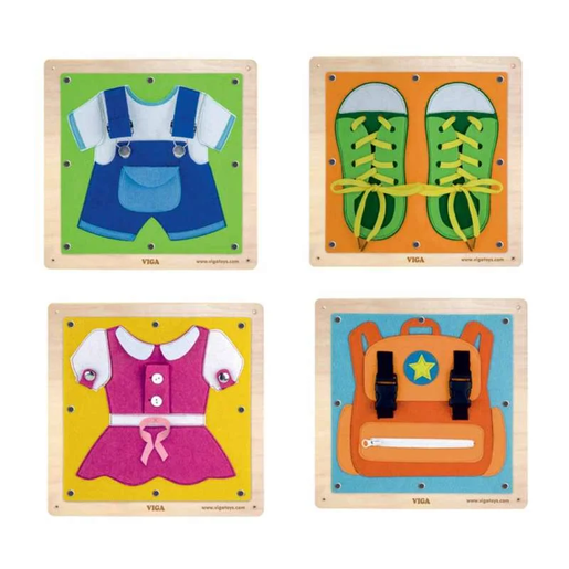 Viga drveni pano set oblačenje 51628
