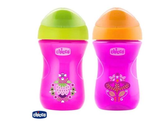 Chicco čaša Easy 12m+, Pink