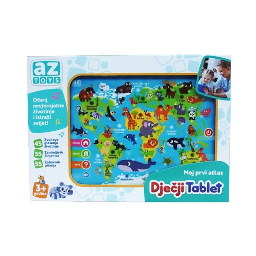 Az Toys dječji tablet moj prvi atlas