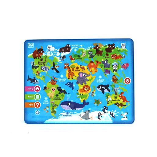 Az Toys dječji tablet moj prvi atlas