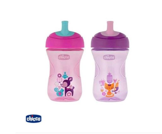 Chicco čaša Advanced, 12m+, Roza