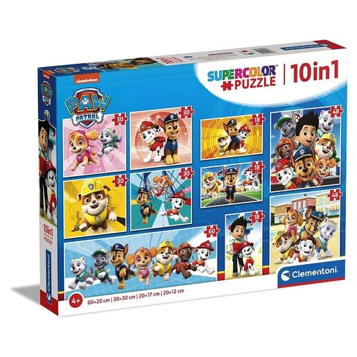Clementoni puzzle 10 u 1 paw patrol 2022