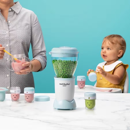 Nutribullet Baby blender NBY100 200 W, svijetlo plavi