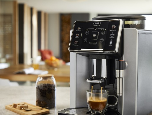 KRUPS aparat za espresso kafu EA910E10 Sensation automatski, crni