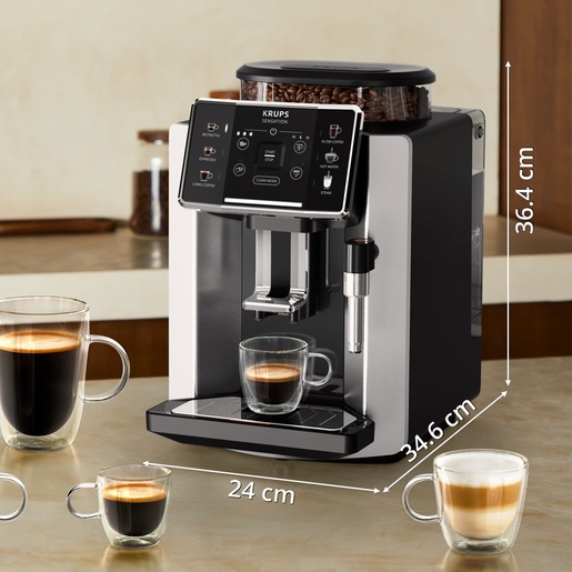 KRUPS aparat za espresso kafu EA910E10 Sensation automatski, crni