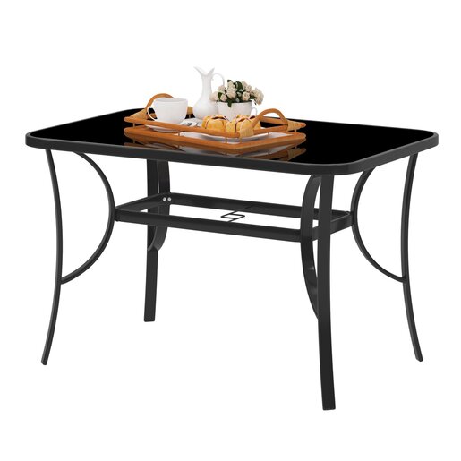 Fieldmann vrtni stol – metalni, crni